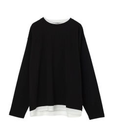 CRAFT STANDARD BOUTIQUE 梨地カットフェイクレイヤードＬ／Ｓ　ＴＥＥ