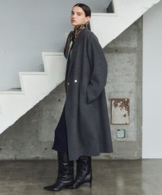 BEIGE， ZION / ウールロングチェスターコート