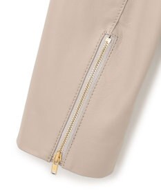 23区 S ラムレザー ノーカラージャケット