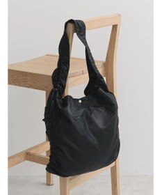 アース　トートバッグ 黒 レザー アースミュージックアンドエコロジー earth music&ecology