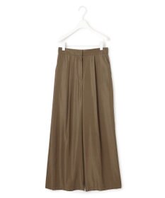 ICB L 【接触冷感・UVケア・速乾・洗える】シルクエステルタフタ ワイドパンツ