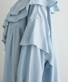 Green Parks ビッグカラーフリルブラウス