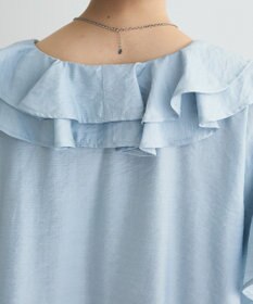 Green Parks ビッグカラーフリルブラウス