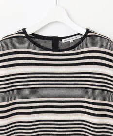 23区 S 【洗える】コットンアセテート バックボタン ニット