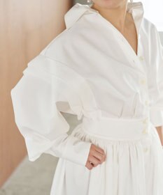 #Newans レイヤードデザインシャツワンピース