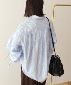 AMERICAN HOLIC 【イージーケア】バックギャザーリボンシャツ