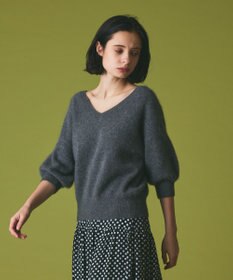 GRACE CONTINENTAL カシミヤファートップ
