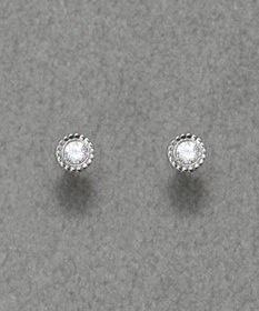 Phoebe 【金属アレルギー対応】プチシャイニングピアス　シルバー/サージカルステンレス