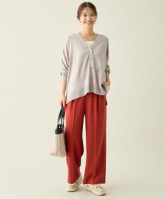 ANY 【LEE掲載/6サイズ展開/裏起毛/ウエストゴム】ウォームワイドパンツ