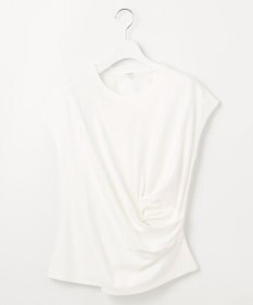 23区 【SLOW/一部店舗限定】MVSコットン カシュクールデザイン Tシャツ