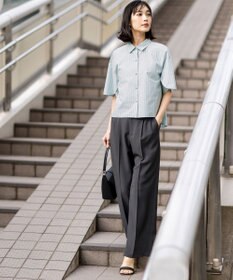 ANY SIS 【ウエストサイズ調整可】アーバンクールタッチ パンツ