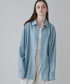 WEGO 【ユニセックス着用ITEM/SMLサイズ展開/冷房対策/紫外線対策】シアーBIGシャツ