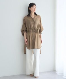 YECCA VECCA シアー2way袖バルーンチュニック