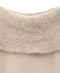 YECCA VECCA ファーMIXオフショルニット