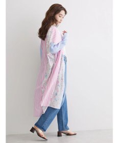 AMERICAN HOLIC Ｆｌｏｗｅｒ　×　Ｓｔｒｉｐｅシャツチュニック