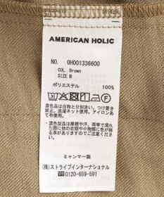 AMERICAN HOLIC リネンライクオーバーサイズジャケット