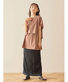 AMERICAN HOLIC レイヤードフレンチスリーブカットチュニック