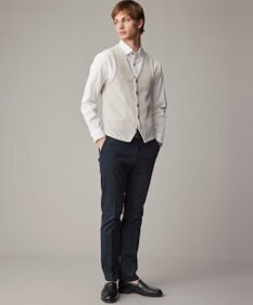 JOSEPH ABBOUD 【和紙使用エコ素材/日本素材/軽量/通気性/速乾性】和紙ムリネ ニット ベスト