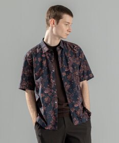 JOSEPH HOMME 新柄【洗える】メキシカントロピカルプリント　半袖レギュラーカラーシャツ