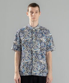 JOSEPH HOMME 新柄【洗える】メキシカントロピカルプリント　半袖レギュラーカラーシャツ