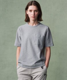 JOSEPH ABBOUD MOUNTAIN 【MADE IN JAPAN/吸水速乾】ダイヤモンドワッフル アウトドア Tシャツ