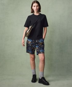 JOSEPH ABBOUD MOUNTAIN 【MADE IN JAPAN/吸水速乾】ダイヤモンドワッフル アウトドア Tシャツ