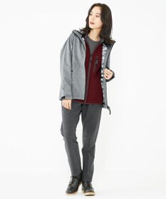 JOSEPH ABBOUD MOUNTAIN 【UNISEX】スラブジャガードバックカモ ブルゾン