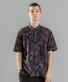 JOSEPH HOMME 新柄【洗える】メキシカントロピカルプリント　半袖レギュラーカラーシャツ