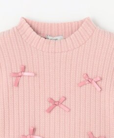 ANY KIDS ふくれジャガードリボンチュニック