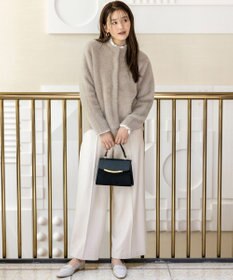 ANY SIS S フェザーニット ジャケット