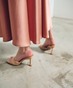 GRACE CONTINENTAL サテンバイアスロングスカート