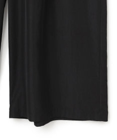 ICB L 【接触冷感・UVケア・速乾・洗える】シルクエステルタフタ ワイドパンツ