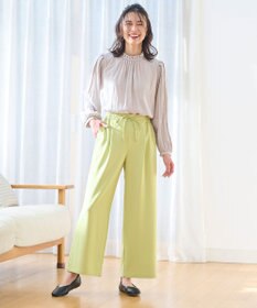 ANY 【ウエストゴム】イージケア美脚パンツ ワイド