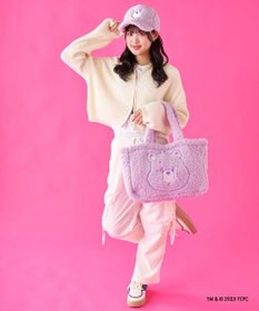 MOONBAT Care Bears(ケアベア) ボアバッグ B4サイズ 手洗い可能 ファイファー