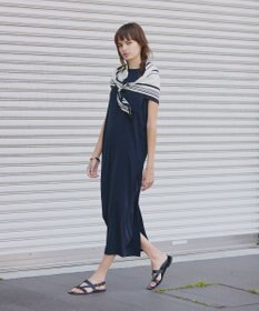 uncrave クールタッチツイル ノースリーブワンピース