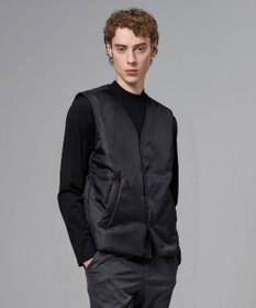 JOSEPH HOMME 【2WAY】パデットニットブロック　リバーシブルベスト ブラック系