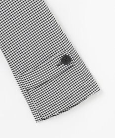 J.PRESS LADIES S 【洗える】Lightストレッチギンガム ダブル トレンチコート