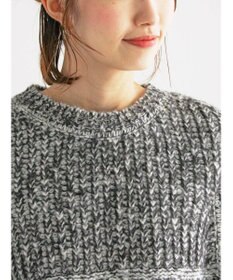 Te chichi ループ編みポンチョ