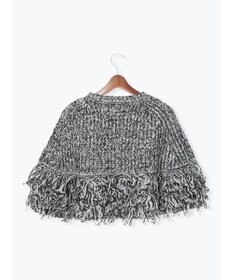 Te chichi ループ編みポンチョ