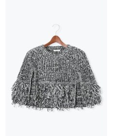 Te chichi ループ編みポンチョ