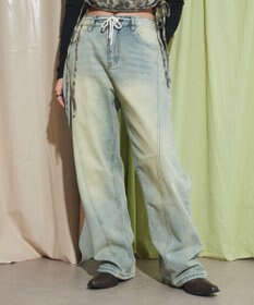 WEGO ウォッシュストリングデニム