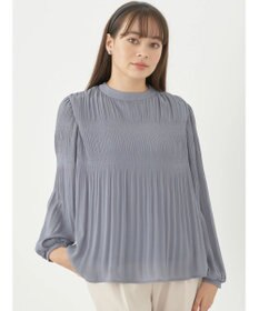 earth music&ecology マジョリカプリーツブラウス