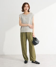 Green Parks 柄イージーパンツⅤ（テーパード）