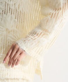 Green Parks レース刺繍プルオーバー