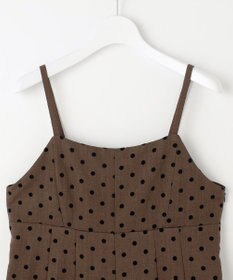 Feroux ドットフロッキー ロンパース