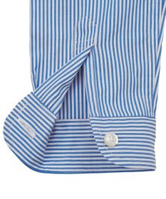 MIKI HOUSE HOT BISCUITS 【110-130cm】ブロード素材の長袖シャツ