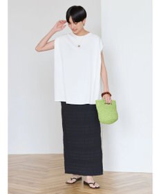 AMERICAN HOLIC 接触冷感フレンチスリーブカットチュニック