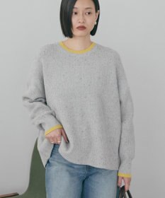 AMERICAN HOLIC 【WEB限定】配色ラインニットプルオーバー