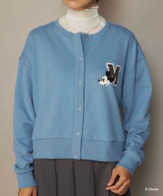 OP／FILA 【ocean pacific】ミッキー/裏毛カーディガン【Disney/ディズニー】