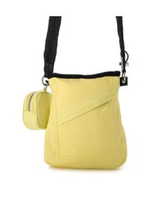 UNBILLION カシュカシュ cachecache / ミニポーチ付きギャザーショルダーナイロンバッグ